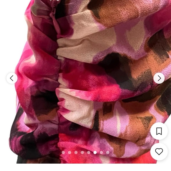 Forever 21 Vibrant Pink and Brown Dress - Picture 5 of 6